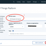 IBM IoT Watson 資源名稱
