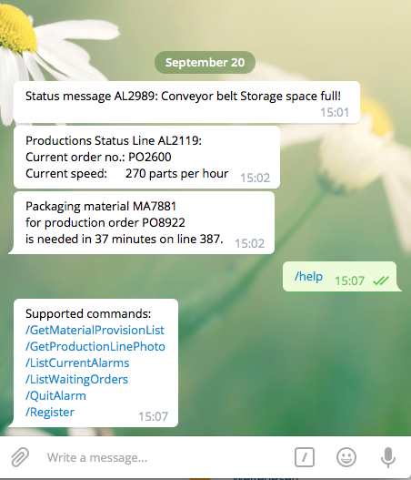 Telegram 機器人的功能