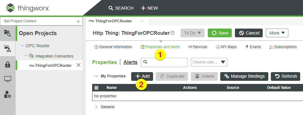 Thingworx 屬性警報