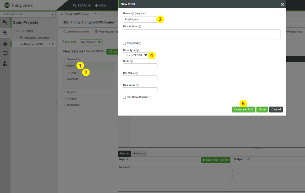 Thingworx 輸入名稱